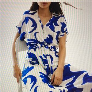 H&M Tie-belt shirt dress